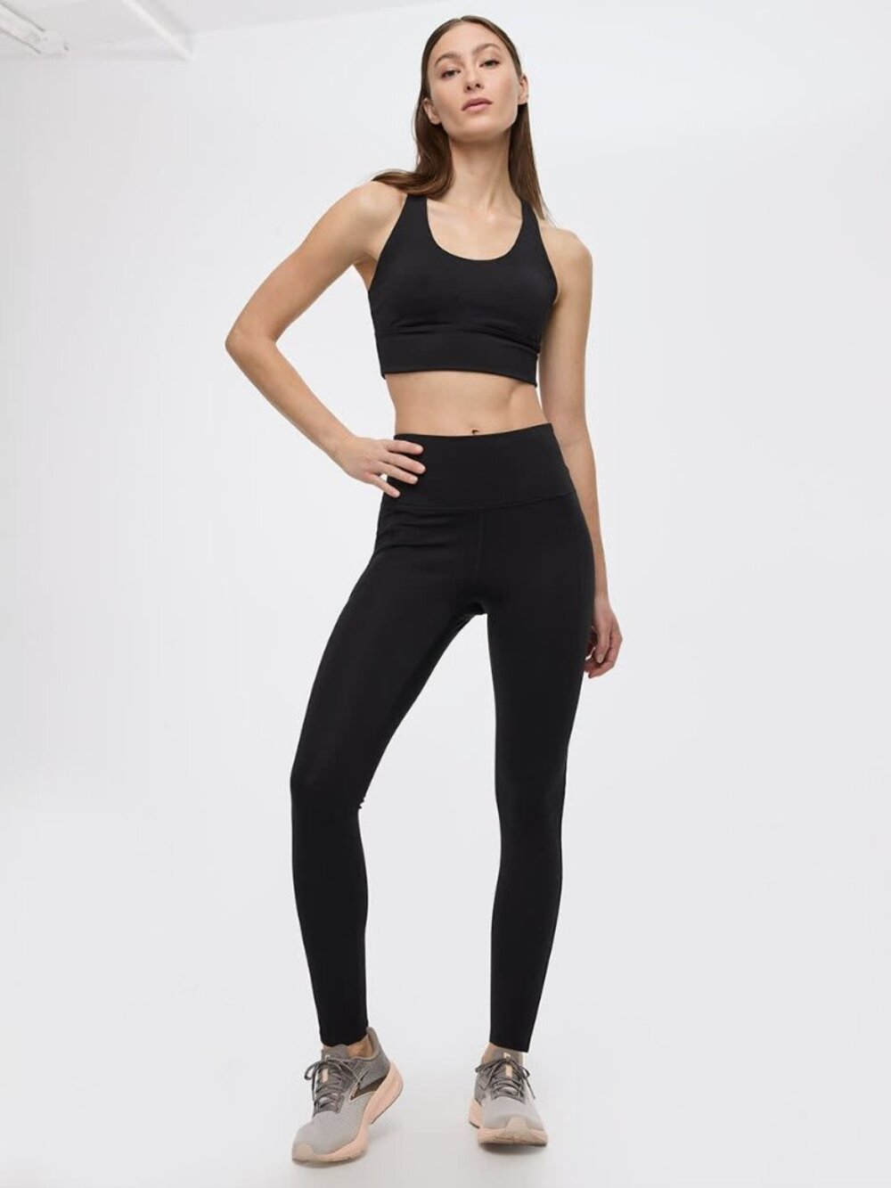 **3 Pairs** Reitman Hyba Pulse (R) Leggings with Pockets Black XL Tall